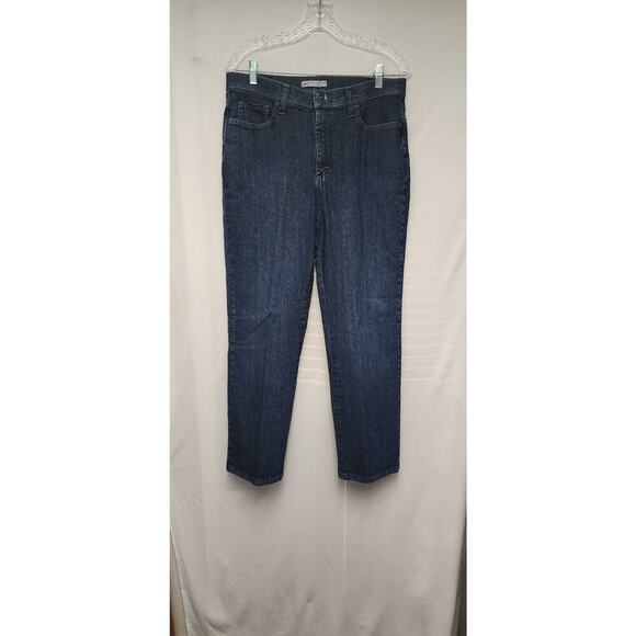 Lee Jeans Women’s 12P Blue Denim Classic Fit Straight Leg High Rise - Picture 2 of 8